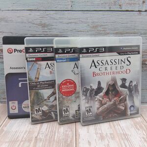PlayStation 3 Game Lot (Assassins Creed Brotherhood/IV Black Flag/III/Revelation
